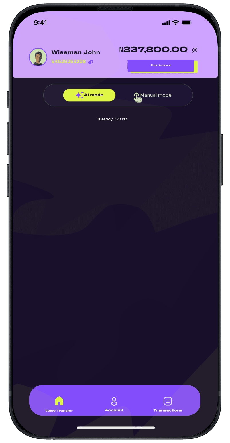 Etegram.AI home screen in AI mode with suggested actions